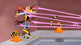 Screenshots from the 2020 Warner Bros. Television cartoon Bubble Dum