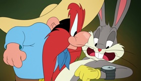 Screenshots from the 2020 Warner Bros. Television cartoon Harm Wrestling