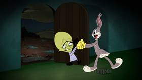 Screenshots from the 2020 Warner Bros. Television cartoon Big League Beast