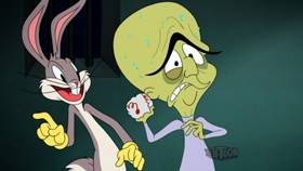 Screenshots from the 2020 Warner Bros. Television cartoon Big League Beast