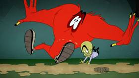 Screenshots from the 2020 Warner Bros. Television cartoon Big League Beast