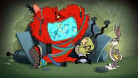 Screenshots from the 2020 Warner Bros. Television cartoon Big League Beast