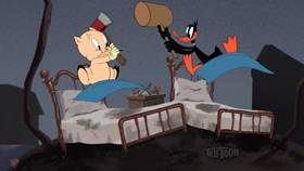 Screenshots from the 2020 Warner Bros. Television cartoon Firehouse Frenzy