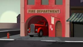 Screenshots from the 2020 Warner Bros. Television cartoon Firehouse Frenzy