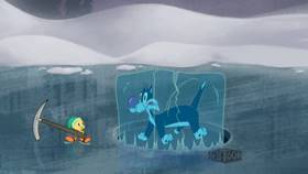 Screenshots from the 2020 Warner Bros. Television cartoon Pain in the Ice