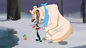 Screenshots from the 2020 Warner Bros. Television cartoon Pain in the Ice