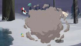 Screenshots from the 2020 Warner Bros. Television cartoon Pain in the Ice