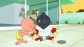Screenshots from the 2020 Warner Bros. Television cartoon Pool Bunny