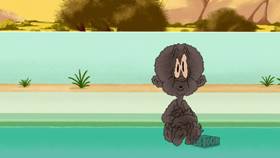 Screenshots from the 2020 Warner Bros. Television cartoon Pool Bunny