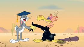 Screenshots from the 2020 Warner Bros. Television cartoon Buzzard School