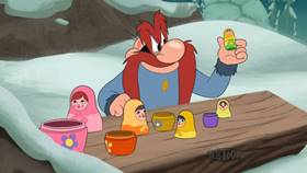 Screenshots from the 2020 Warner Bros. Television cartoon Siberian Sam