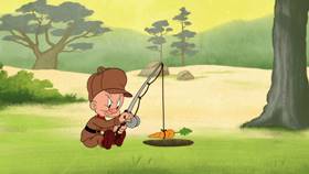Screenshots from the 2020 Warner Bros. Television cartoon Fishing Pole