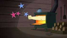 Screenshots from the 2020 Warner Bros. Television cartoon Fleece & Desist