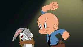 Screenshots from the 2020 Warner Bros. Television cartoon Grilled Rabbit
