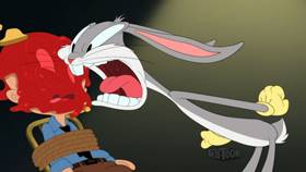 Screenshots from the 2020 Warner Bros. Television cartoon Grilled Rabbit