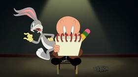Screenshots from the 2020 Warner Bros. Television cartoon Grilled Rabbit