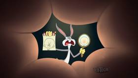 Screenshots from the 2020 Warner Bros. Television cartoon Grilled Rabbit