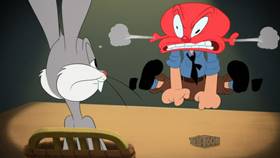 Screenshots from the 2020 Warner Bros. Television cartoon Grilled Rabbit