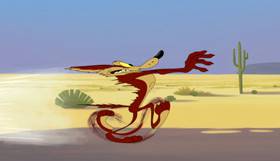 Screenshots from the 2020 Warner Bros. Television cartoon Cactus If You Can