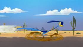 Screenshots from the 2020 Warner Bros. Television cartoon Cactus If You Can