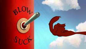 Screenshots from the 2020 Warner Bros. Television cartoon Cactus If You Can