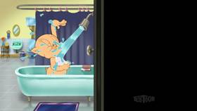Screenshots from the 2020 Warner Bros. Television cartoon Shower Shuffle