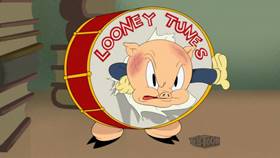 Screenshots from the 2020 Warner Bros. Television cartoon Overdue Duck