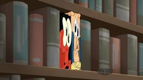 Screenshots from the 2020 Warner Bros. Television cartoon Overdue Duck