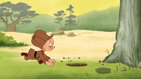 Screenshots from the 2020 Warner Bros. Television cartoon Bees