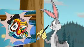 Screenshots from the 2020 Warner Bros. Television cartoon Vincent Van Fudd