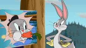 Screenshots from the 2020 Warner Bros. Television cartoon Vincent Van Fudd