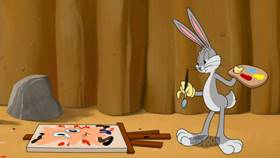 Screenshots from the 2020 Warner Bros. Television cartoon Vincent Van Fudd