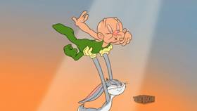 Screenshots from the 2020 Warner Bros. Television cartoon Hare Restoration