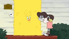 Screenshots from the 2020 Warner Bros. Television cartoon Hare Restoration