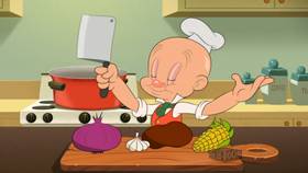 Screenshots from the 2020 Warner Bros. Television cartoon Hare Restoration