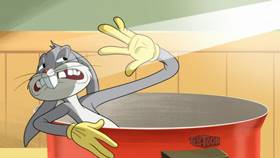 Screenshots from the 2020 Warner Bros. Television cartoon Hare Restoration
