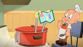 Screenshots from the 2020 Warner Bros. Television cartoon Hare Restoration