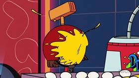 Screenshots from the 2020 Nickelodeon cartoon How Double Dare You!