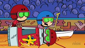 Screenshots from the 2020 Nickelodeon cartoon How Double Dare You!