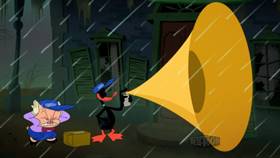 Screenshots from the 2020 Warner Bros. Television cartoon Postalgeist