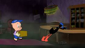 Screenshots from the 2020 Warner Bros. Television cartoon Postalgeist