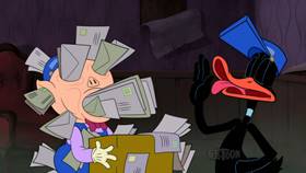 Screenshots from the 2020 Warner Bros. Television cartoon Postalgeist