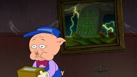 Screenshots from the 2020 Warner Bros. Television cartoon Postalgeist