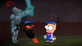 Screenshots from the 2020 Warner Bros. Television cartoon Postalgeist