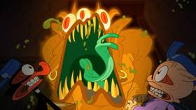 Screenshots from the 2020 Warner Bros. Television cartoon Postalgeist