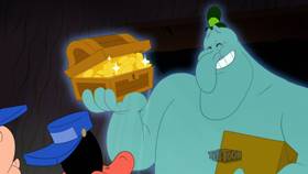 Screenshots from the 2020 Warner Bros. Television cartoon Postalgeist