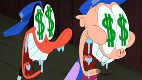 Screenshots from the 2020 Warner Bros. Television cartoon Postalgeist