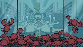 Screenshots from the 2020 Disney Television Animation cartoon Supermarket Scramble