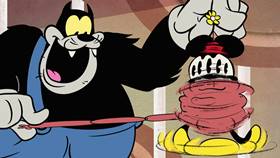 Screenshots from the 2020 Disney Television Animation cartoon Supermarket Scramble