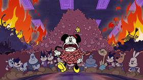 Screenshots from the 2020 Disney Television Animation cartoon Supermarket Scramble